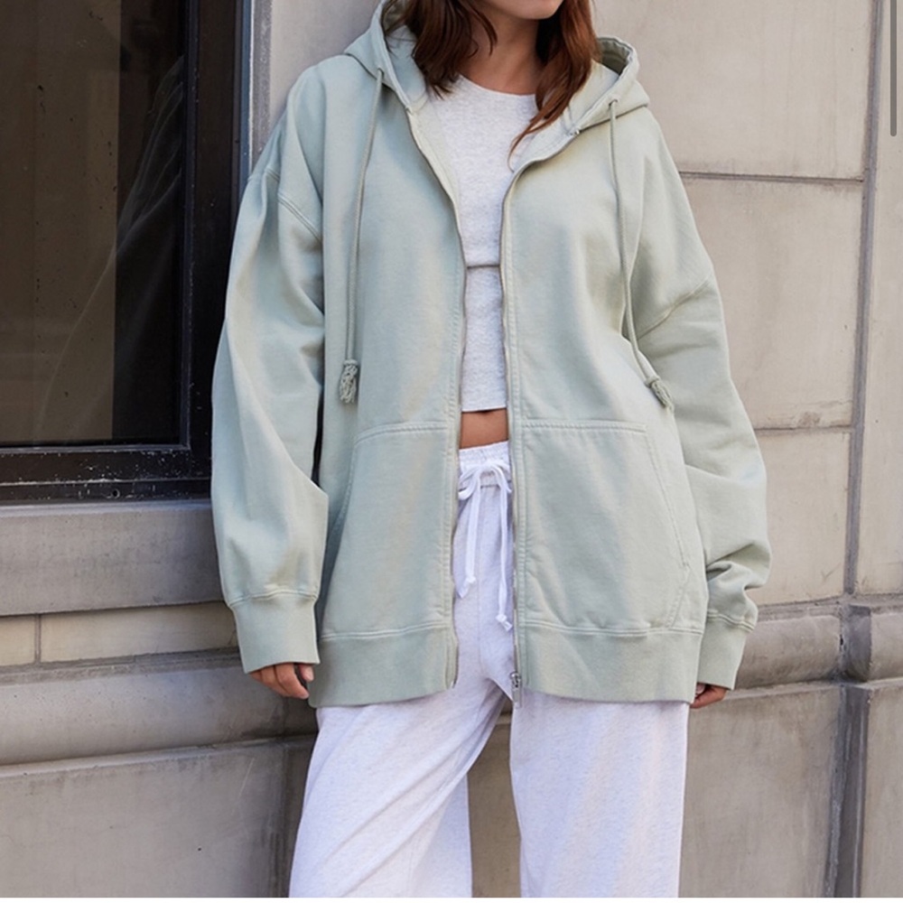 Brandy Melville - Light Green Christy Hoodie